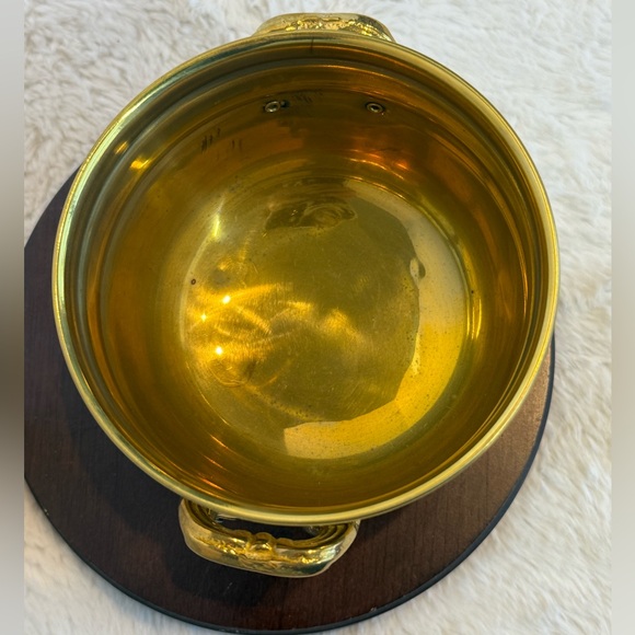 NIB Polished brass & copper planter - Picture 2 of 5